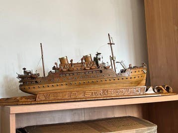 Tentoonstelling modelboot - Ville De Strasbourg 1920