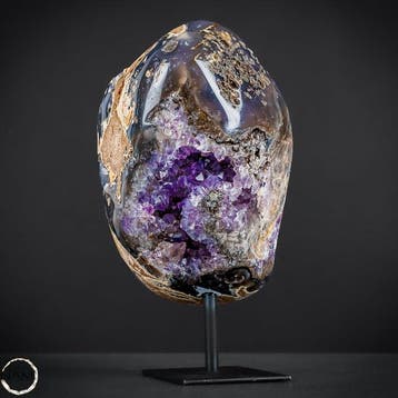 Druse daméthyste dans lagate – une œuvre dart naturelle, Verzamelen
