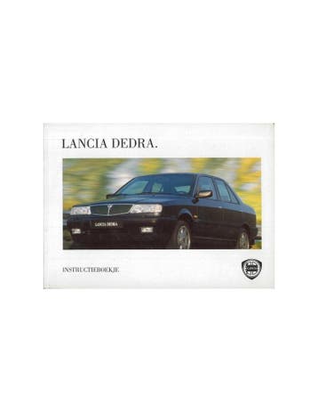 1996 LANCIA DEDRA INSTRUCTIEBOEKJE NEDERLANDS