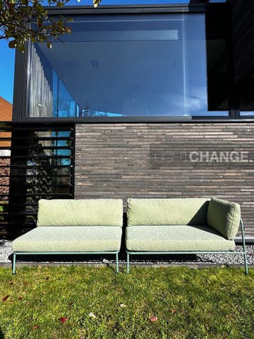 Pedrali Nolita loungebanken en Tribeca stoelen NIEUW -50%, Tuin en Terras, Nieuw, Aluminium, Bank, Loungeset