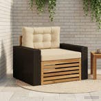 vidaXL Buiten Midden Sofa Massief Acacia Hout Naturel, Verzenden, Nieuw