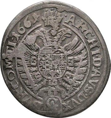 Oostenrijk. Leopold I. 15 Kreuzer 1661 (Zonder minimumprijs)