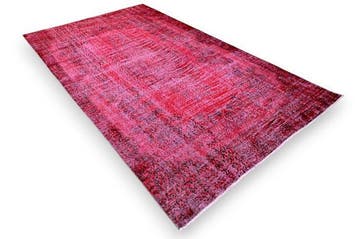 Rood vintage - Vloerkleed - 315 cm - 180 cm -  handgemaakt, Nieuw