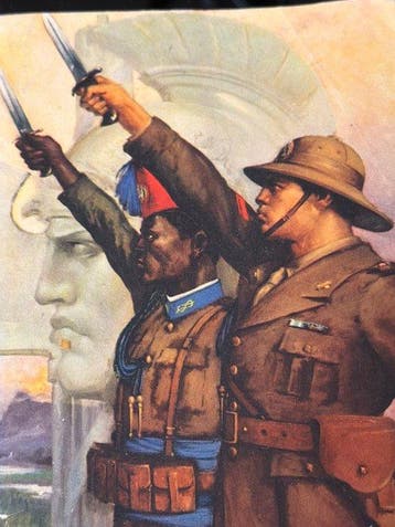 Italië, Eritrea, Ethiopië - koloniale militaire, Gelopen