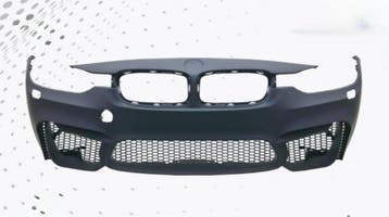 BMW F30 12–18 M3 Goodgo-stijl voorbumper + koplampsproeiers