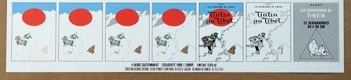 Hergé - 1 Silkscreen - Tintin - Escale à Paris Sérigraphie, Boeken, Stripverhalen