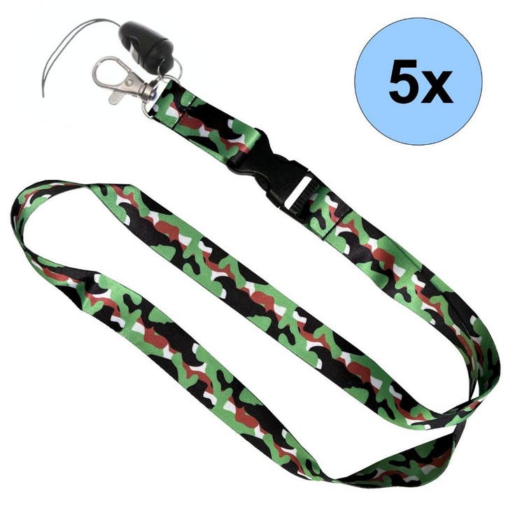 Fako Bijoux - Keycord Print - Lanyard - Sleutelkoord -, Collections, Porte-clés, Envoi