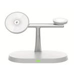 3 in 1 Draadloos Qi Oplaadstation - Compatibel met Apple, Verzenden