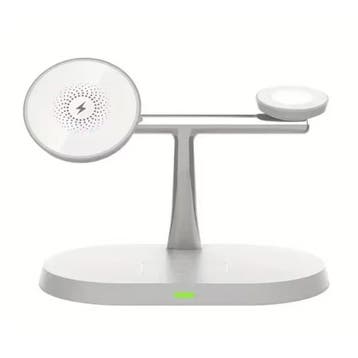 3 in 1 Draadloos Qi Oplaadstation - Compatibel met Apple, Verzenden, Nieuw