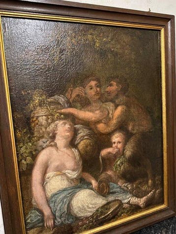 Nederlandse school (XVII) - Het mythische gevaar van, Antiek en Kunst, Kunst | Schilderijen | Klassiek