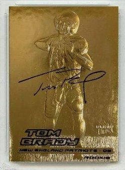 2000 Fleer Tom Brady Rookie Card - Signature Series - WCG 10