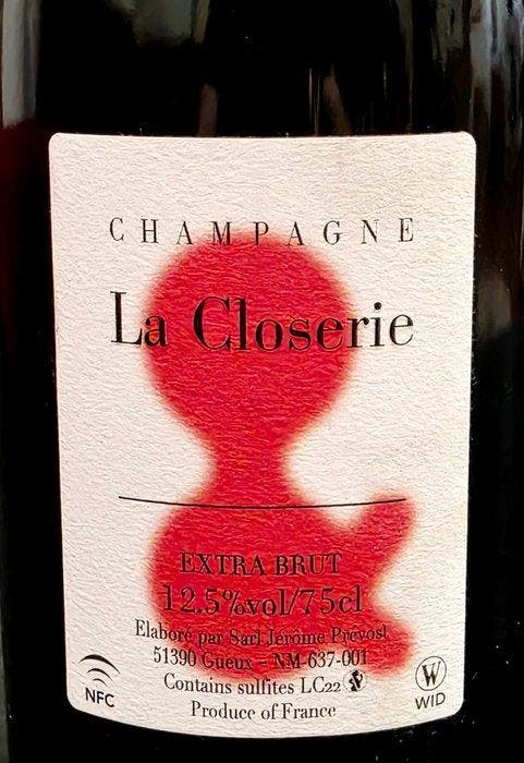 Jérôme Prévost, La Closerie & - Champagne Extra Brut - 1, Collections, Vins