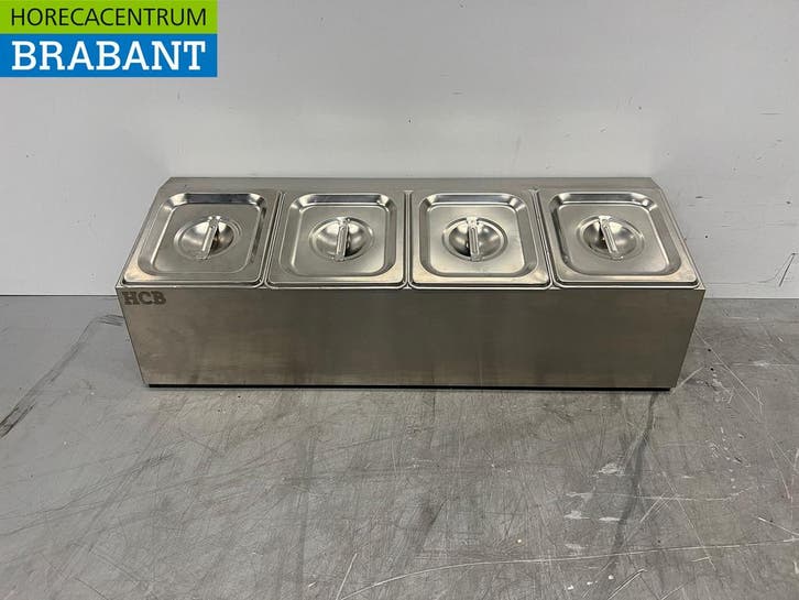 Support pour bacs HCB en acier inoxydable GN, 4 x 1/6, Articles professionnels, Horeca | Autre, Envoi