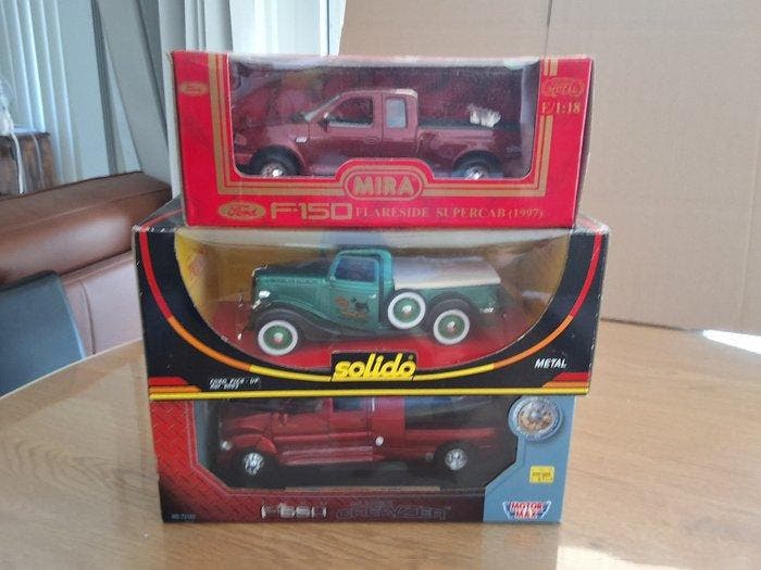 Solido, Mira 1:18 - Modelauto (3) - Ford F-150 Flareside, Hobby en Vrije tijd, Modelauto's | 1:5 tot 1:12