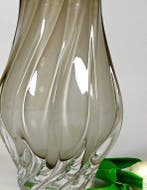 Egermann - Vaas - Glas - Massiv Vase rook