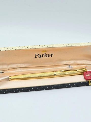 Parker - PARKER 75 grain dorge PLUMA estilografica fountain, Verzamelen, Pennenverzamelingen, Nieuw