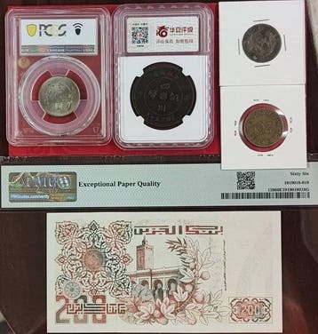 China, Duitsland. Others. World Coins, Lot of 4 Coins and 1