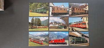 Europa - Treinen, trams en stations - Treinen - Ansichtkaart, Gelopen