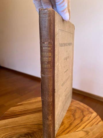 Julius Euting - Nabatäische Inschriften aus Arabien - 1885, Antiquités & Art
