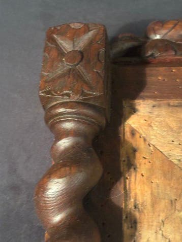 Lijst - Hout - Gedraaide kolom