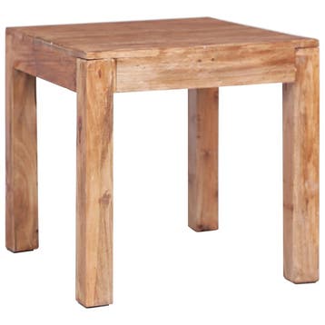 vidaXL Salontafel 53x50x50 cm massief mahoniehout, Verzenden, Nieuw