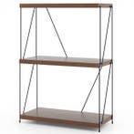 Boekenkast - Boekenrek - Wandkast - 61x30x85 cm - Bruin - CO, Verzenden, Nieuw