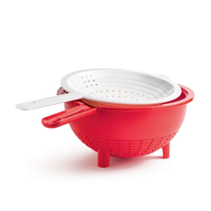 Tupperware Dubbel Vergiet Rood, Maison & Meubles, Cuisine| Tupperware, Envoi