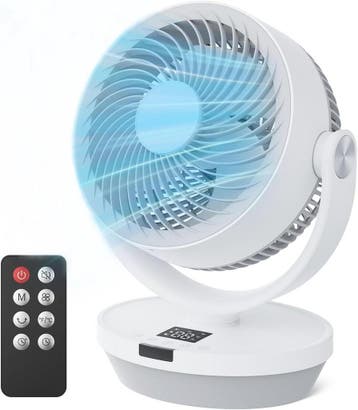 Stille Tafelventilator 33cm | 39% Korting | Retour deal, Elektronische apparatuur, Verzenden, Ventilator met afstandsbediening