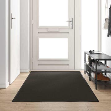 vidaXL Deurmat Zwart 120 x 250 cm 100% Polyamide, Verzenden