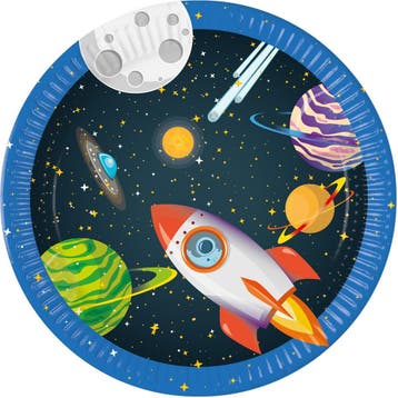 Borden Ruimtevaart 23cm 8st, Verzenden, Nieuw