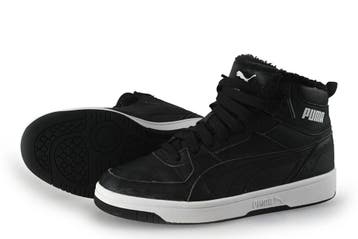 Puma Hoge sneakers in maat 39 Zwart, Zwart, Sneakers, Gedragen, Puma