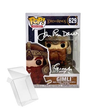 John Rhys-Davies Signed Funko Pop! LOTR - Gimli #629 + COA, Verzenden, Nieuw