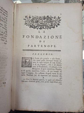 Antonio Silla - La fondazione di Partenope - 1769