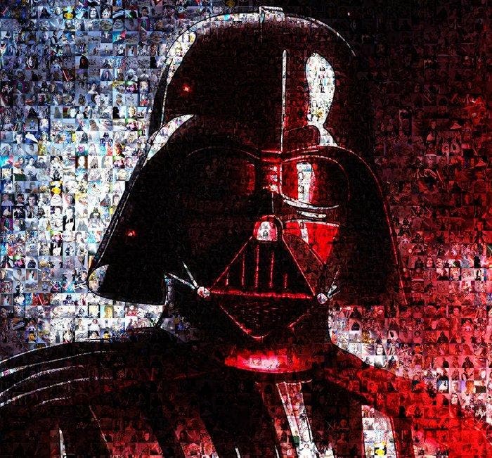 David Law - Crypto Dark Vador - Star Wars, Antiquités & Art, Art | Objets design