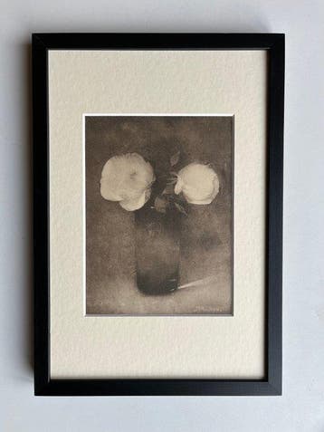 Jan Mankes (1889-1920) - Twee roosjes in glas