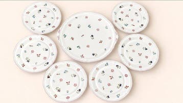 Villeroy & Boch - 6 Assiettes et 1 Grand Plat -, Antiek en Kunst