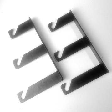 Manfrotto 044 Coppia Staffe a tre supporti per fondali -, Nieuw