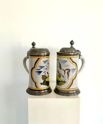 Hannoversch-Münden - Bierpul (2) - Keramiek - faience