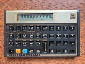 Hewlett Packard 12C - Rekenmachine - 1980-1990 - Hewlet, Nieuw