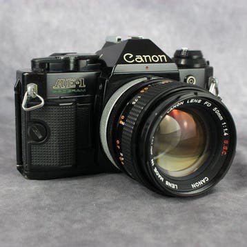Canon AE-1 Program + FD 1,4S.S.C./50mm | Appareil photo, Nieuw