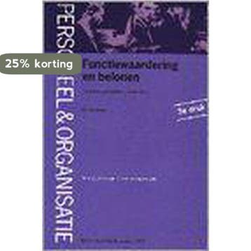 FUNCTIEWAARDERING EN BELONEN    REEKS:MONOGRAFIEEN PERS.&, Verzenden, F.C.M. Poels