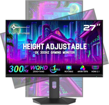 Gaming Monitor - Beeldscherm computer - 27 inch - 300Hz - QH, Verzenden, Nieuw