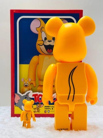Medicom toy - BE@RBRICK 400% & 100% Jerry (Classic Color)