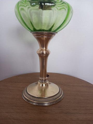Petroleumlamp - Verguld messing