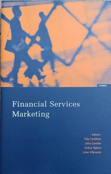 Financial Services Marketing 9789059312708, Verzenden, Zo goed als nieuw