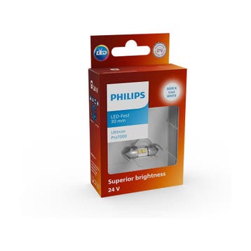 Philips SV8.5 Festoon 30mm Koudwit 6000K 24V, Auto-onderdelen, Verzenden, Nieuw