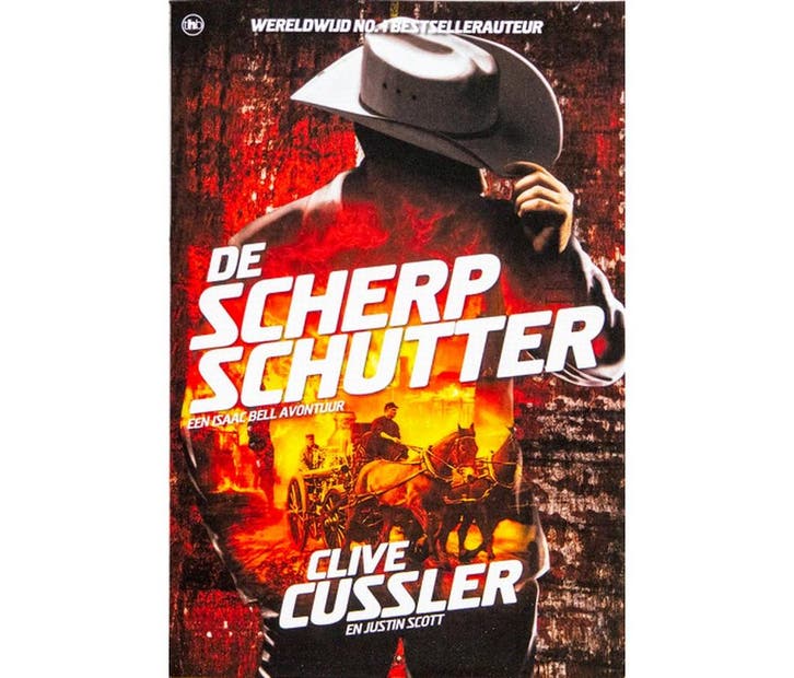 De Scherpschutter - Clive Cussler en Justin Scott, Boeken, Overige Boeken, Gelezen, Verzenden