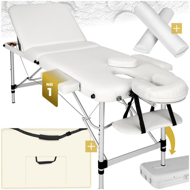3 zones massagetafel-set met 5cm matras, Sport en Fitness, Massageproducten, Verzenden