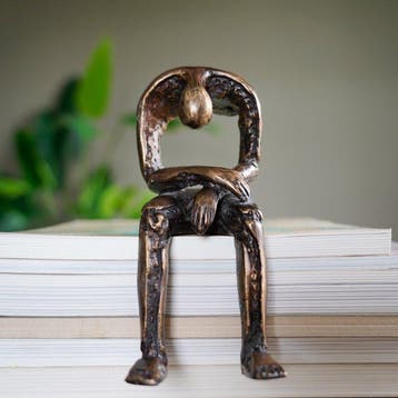 Sculpture, NO RESERVE PRICE - Modern Bronze Sculpture -, Antiquités & Art