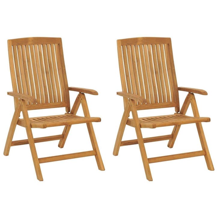 Verstelbare tuinstoelen | Tweede kansje | OP = OP!, Tuin en Terras, Tuinstoelen, Verstelbaar, Zo goed als nieuw, Teakhout, Verzenden